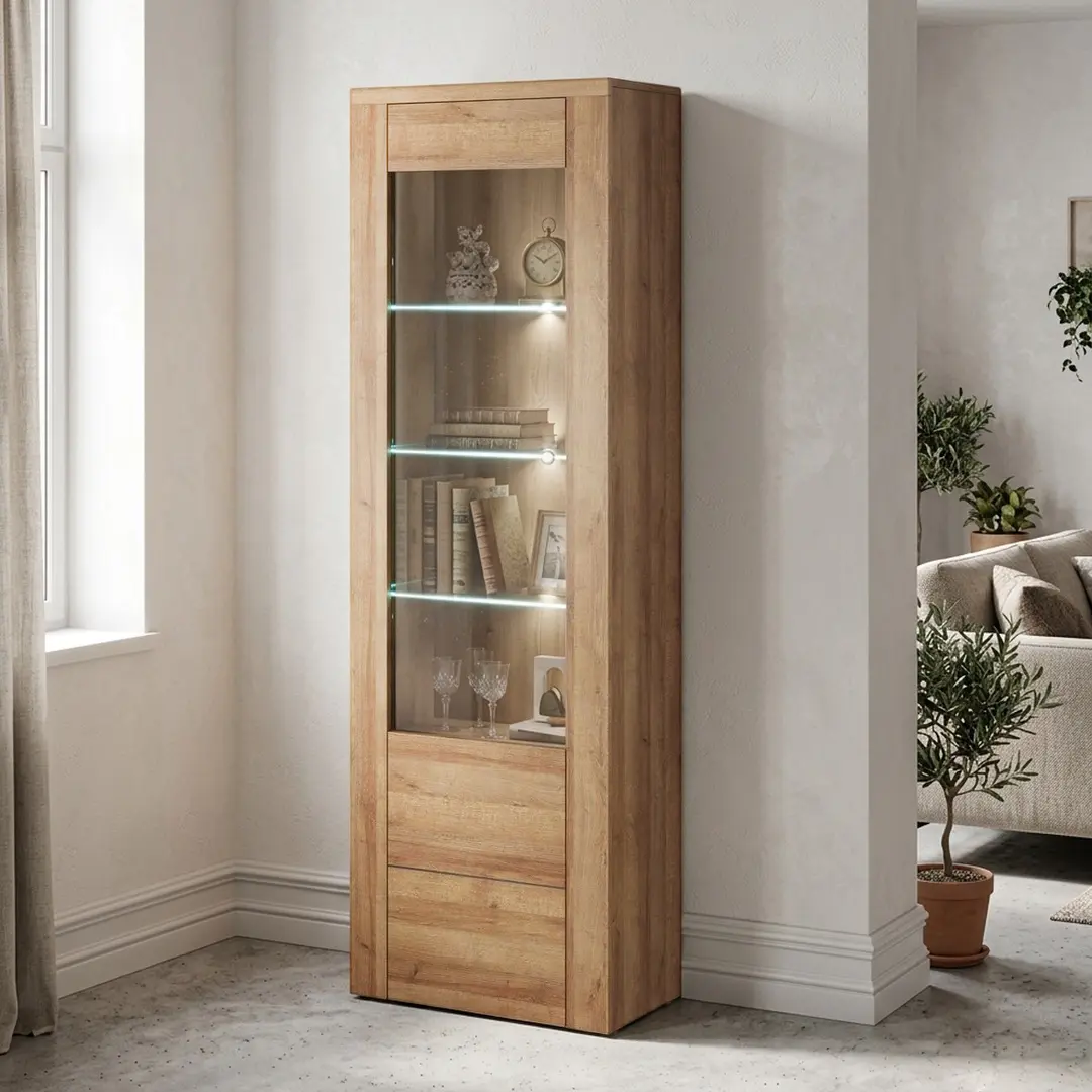 Витрина Helvetia Larona Nr.05 1D (Riviera Oak)