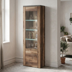 Витрина Helvetia Larona Nr.05 1D (Satin Walnut/Touchwood)