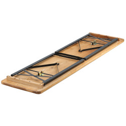 Set mobilier de gradina GardenLine MEB2745 (Wood/Black) Thumb