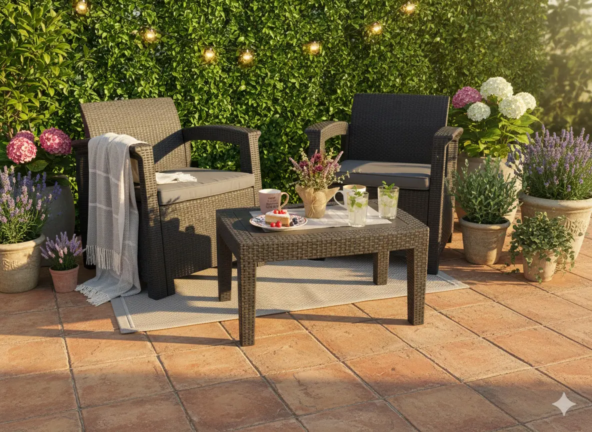 Комплект садовой мебели GardenLine ZUM0852 (Anthracite) - 7