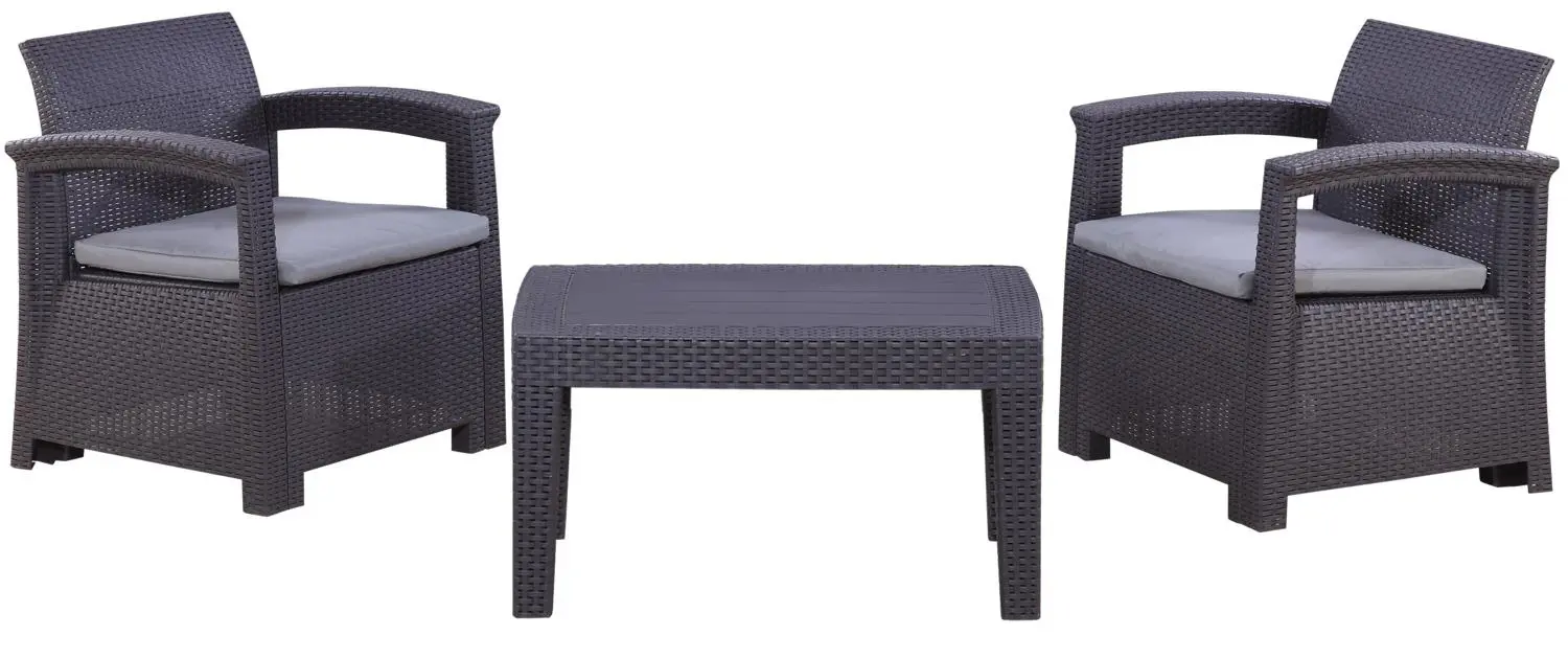 Комплект садовой мебели GardenLine ZUM0852 (Anthracite) - 3