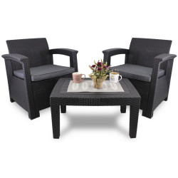 Комплект садовой мебели GardenLine ZUM0852 (Anthracite) Thumb