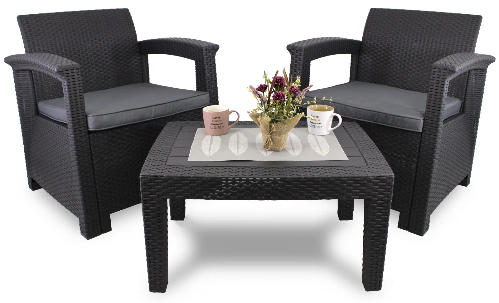 Комплект садовой мебели GardenLine ZUM0852 (Anthracite) - 2