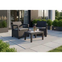 Комплект садовой мебели GardenLine ZUM0852 (Anthracite)