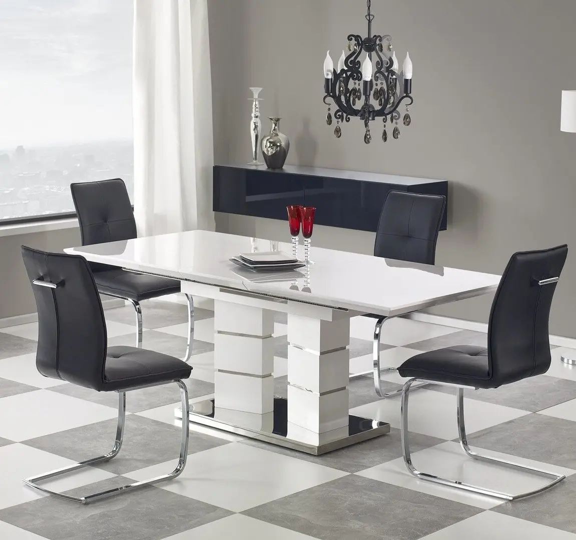 Masa extensibila Halmar Lord (White)