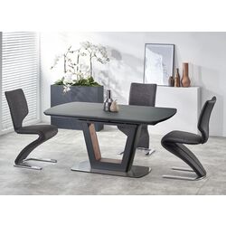Masa extensibila Halmar Bilotti (Anthracite Matt/Walnut)