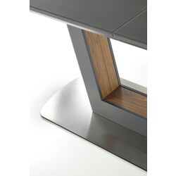 Masa extensibila Halmar Bilotti (Anthracite Matt/Walnut) Thumb