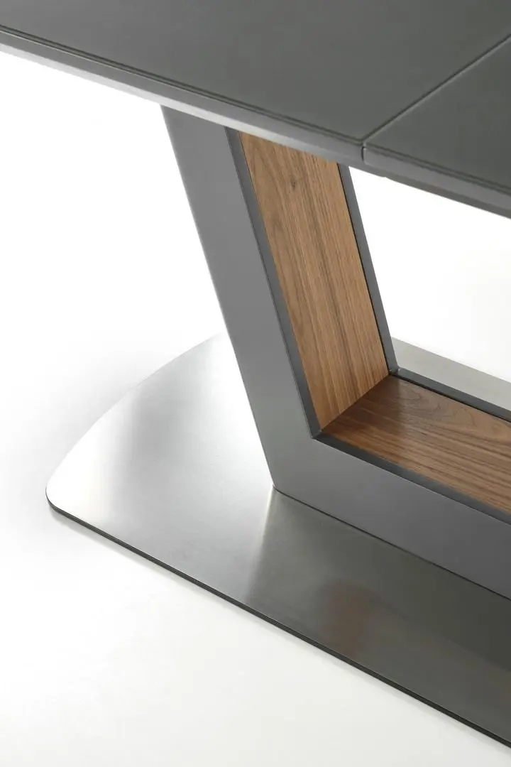 Masa extensibila Halmar Bilotti (Anthracite Matt/Walnut)