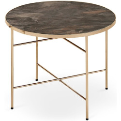 Журнальный столик Halmar Isabelle (Marble Dark/Champagne) Thumb