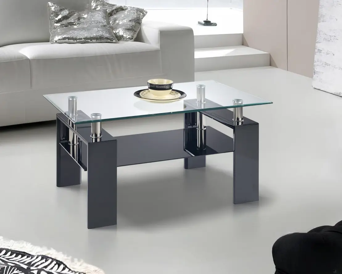 Masa pentru reviste Halmar Diana H (Black Lacquered)