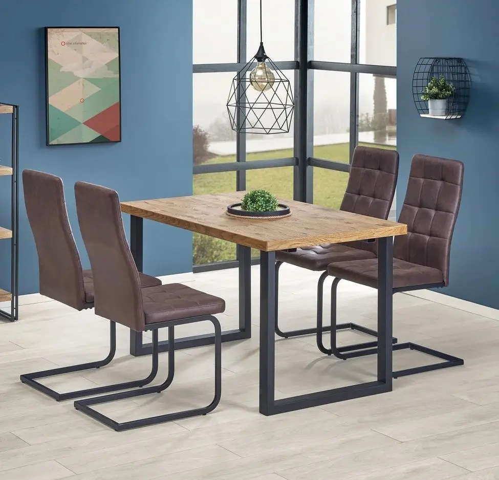 Masa extensibila Halmar Horus (Light Oak/Black)