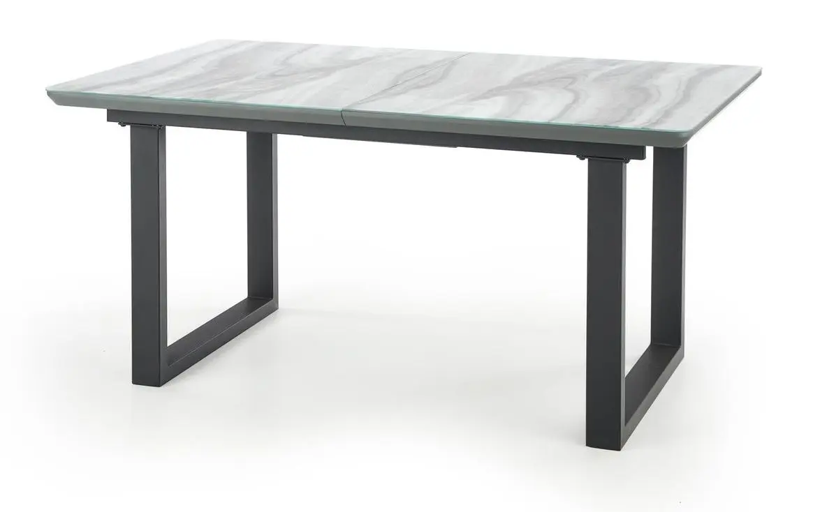 Masa extensibila Halmar Marley 160/200cm (White Marble/Gray/Black)