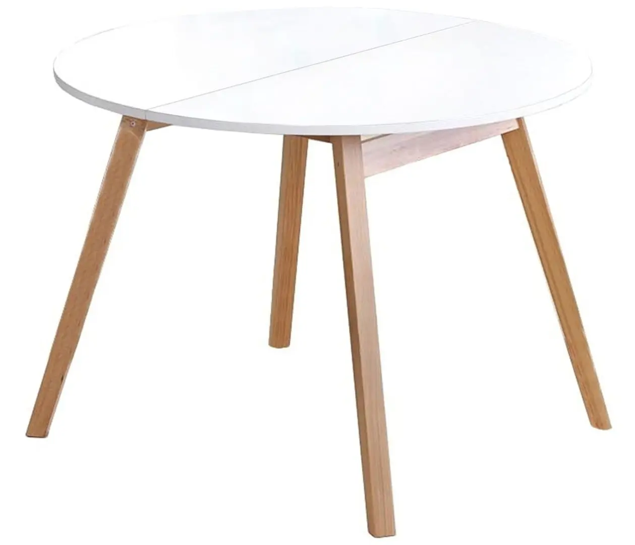 Masa extensibila Halmar Ruben 102/142cm (White/Honey Oak)