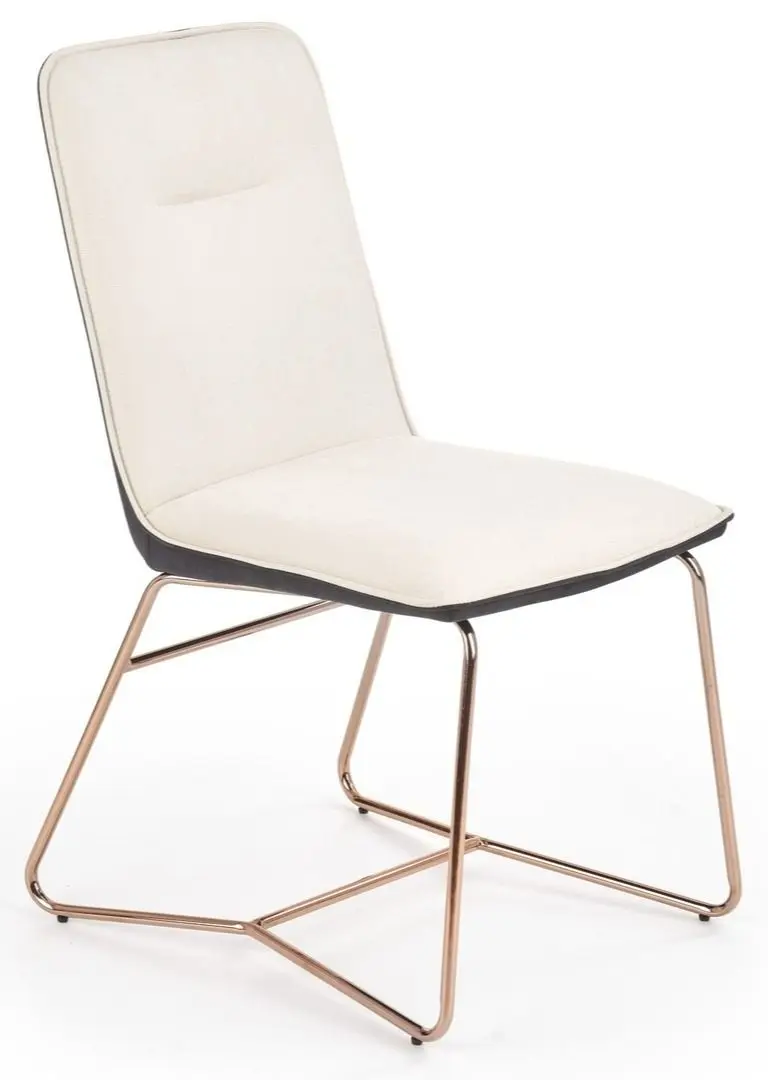 Scaun Halmar K390 (Cream/Dark Gray/Rose Gold) - 2