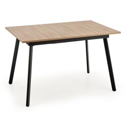 Стол раскладной Halmar Albon 120/160cm (Sonoma Oak/Gray/Black) Thumb