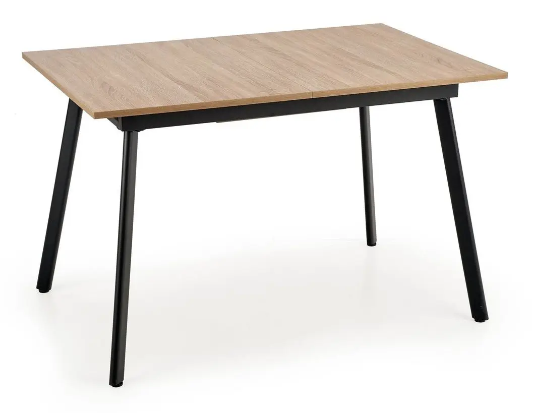 Стол раскладной Halmar Albon 120/160cm (Sonoma Oak/Gray/Black) - 2