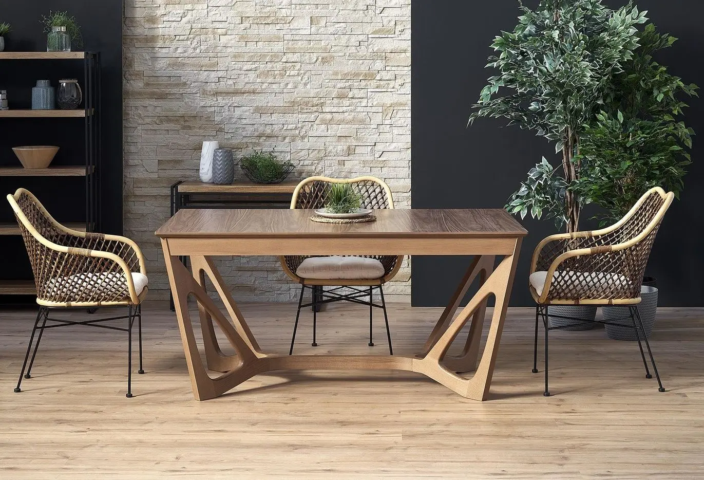 Стол раскладной Halmar Wenanty (American Walnut)