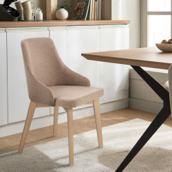 Стул Halmar Toledo (Dark Beige/Sonoma Oak)