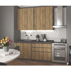 Bucatarie Halmar Idea 1.8m (Wotan Oak/Anthracite)