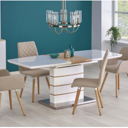 Masa extensibila Halmar Toronto (White/Gold Oak)