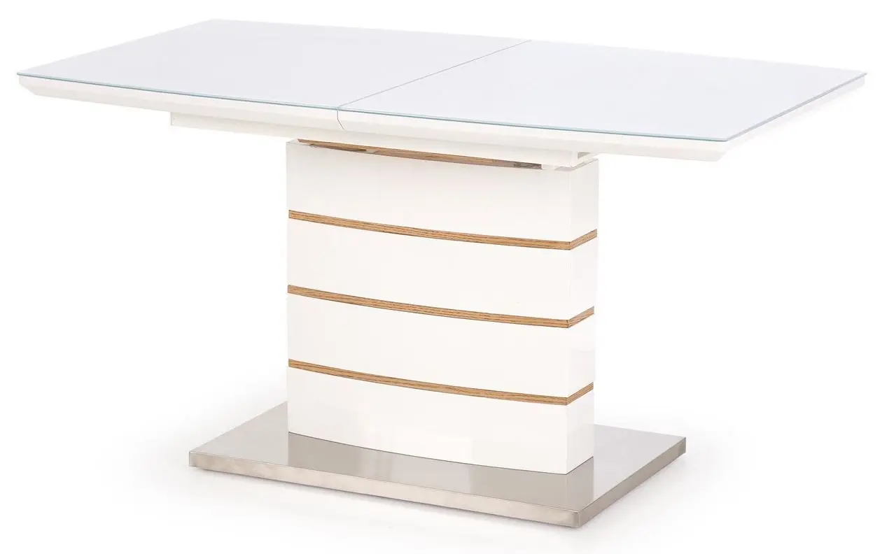 Masa extensibila Halmar Toronto (White/Gold Oak)