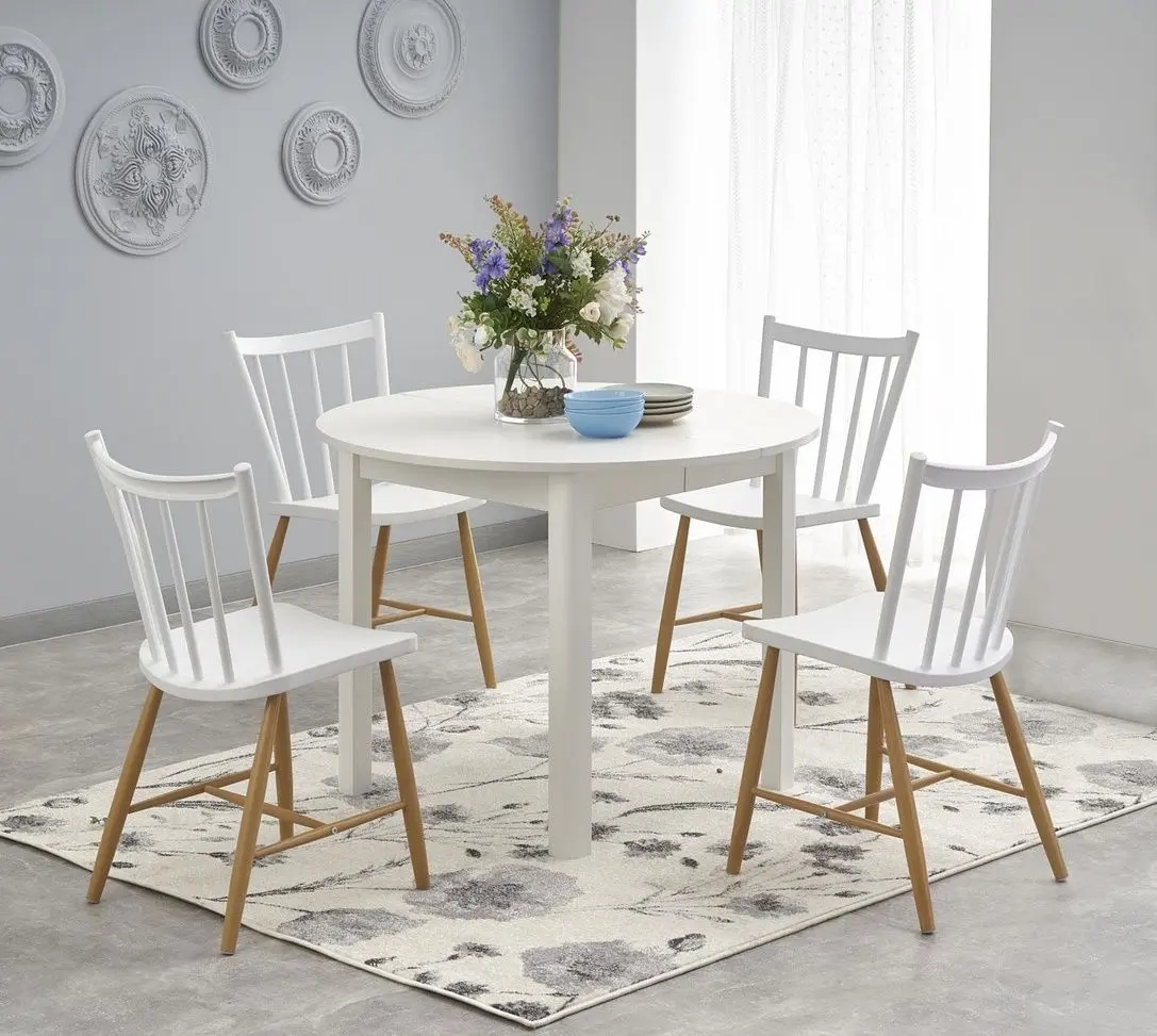 Стол раскладной Halmar Ringo 102/142x102cm (White)