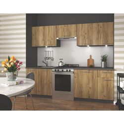 Bucatarie Halmar Daria 2.4m (Wotan Oak/Anthracite)