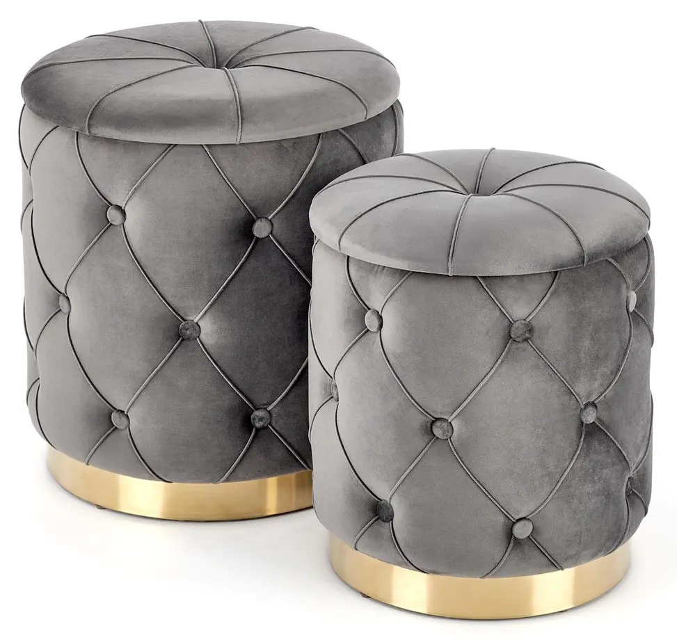 Set de pufuri Halmar Polly (Gray)