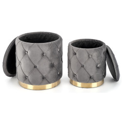 Set de pufuri Halmar Polly (Gray) Thumb