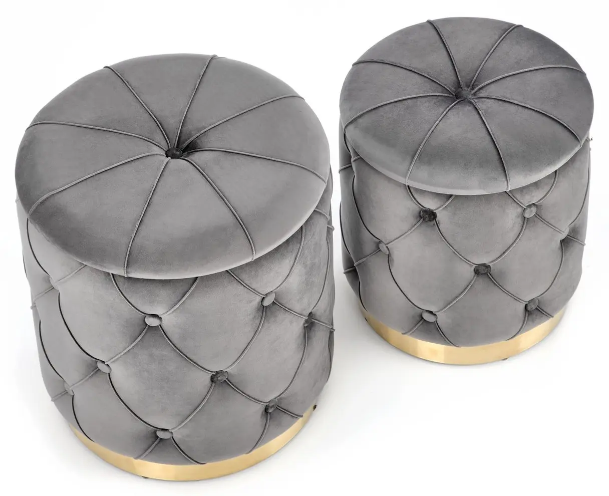 Set de pufuri Halmar Polly (Gray)