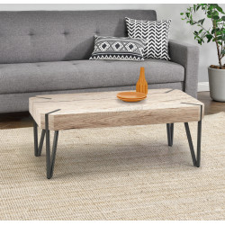 Masa pentru reviste Halmar Emily (San Remo Oak/Black)
