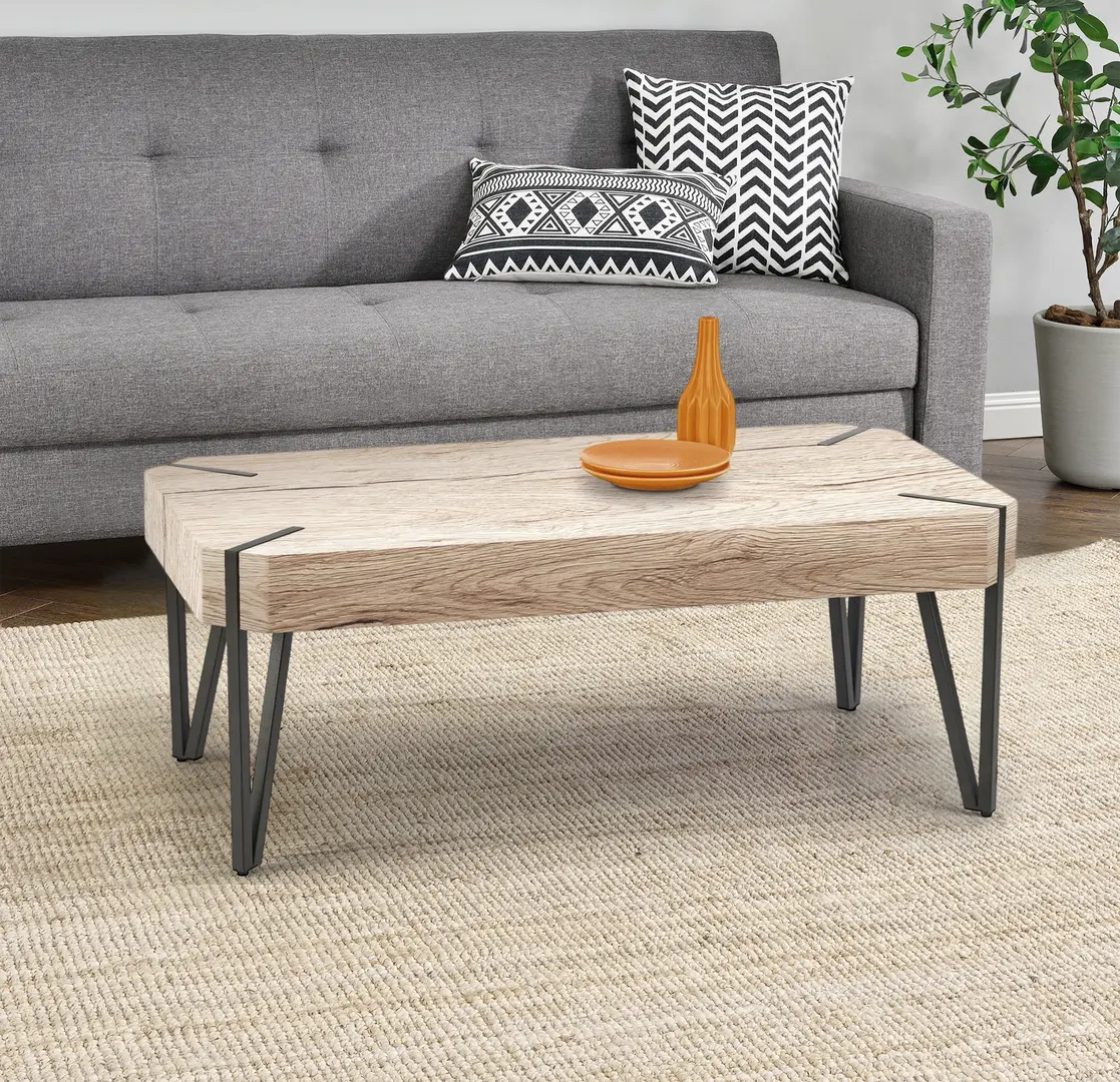 Masa pentru reviste Halmar Emily (San Remo Oak/Black)