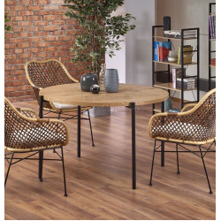 Masa Halmar Morgan (Gold Oak/Black)