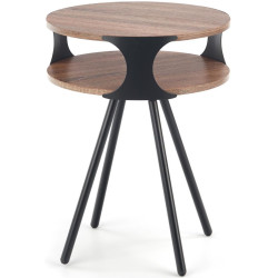 Журнальный столик Halmar Kirby (Black/Sonoma Oak Dark) Thumb