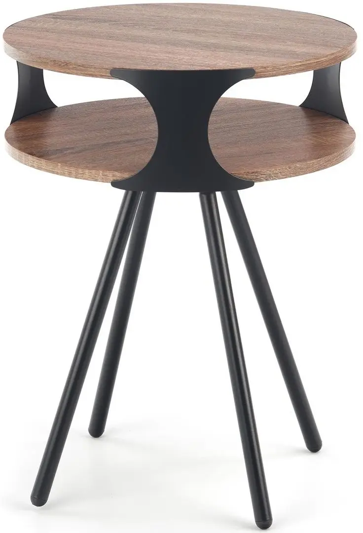 Журнальный столик Halmar Kirby (Black/Sonoma Oak Dark) - 2