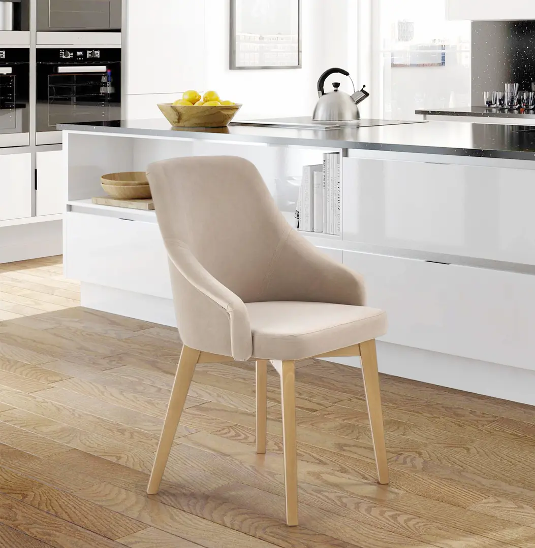 Scaun Halmar Toledo 2 (Beige/Honey Oak)