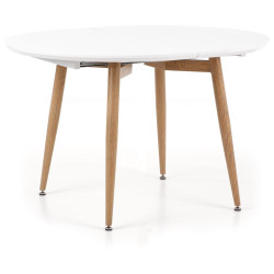 Стол раскладной Halmar Edward (White/Sanremo Oak) Thumb