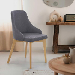 Стул Halmar Toledo (Graphite/Honey Oak)