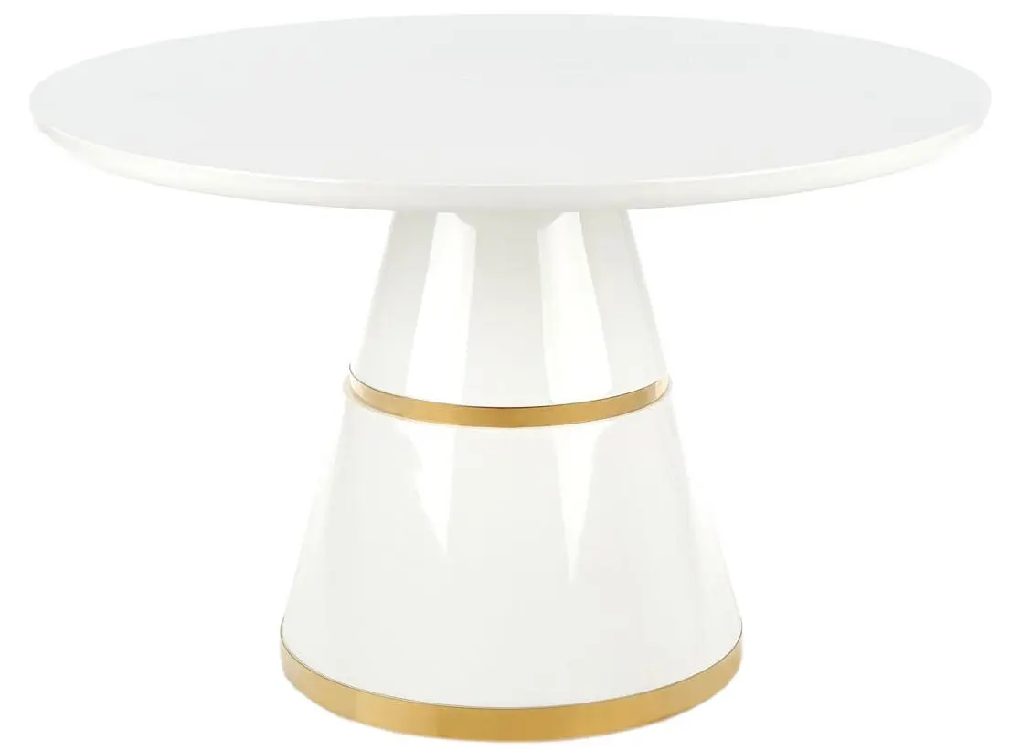 Masa Halmar Vegas (White/Gold)
