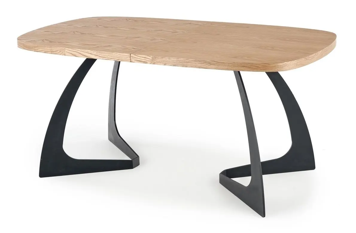 Стол раскладной Halmar Veldon (Natural Oak/Black) - 2