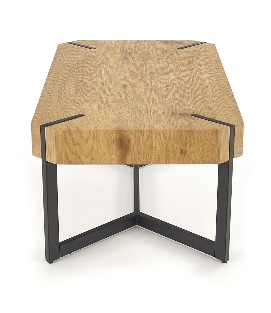 Masa pentru reviste Halmar Lavida (Golden Oak/Black)