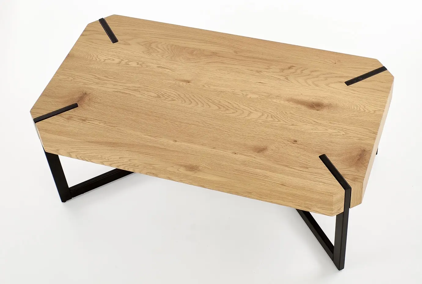 Masa pentru reviste Halmar Lavida (Golden Oak/Black)