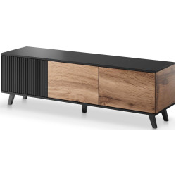 Тумба РТВ Halmar Random RTV-1 (Wotan Oak/Black) Thumb