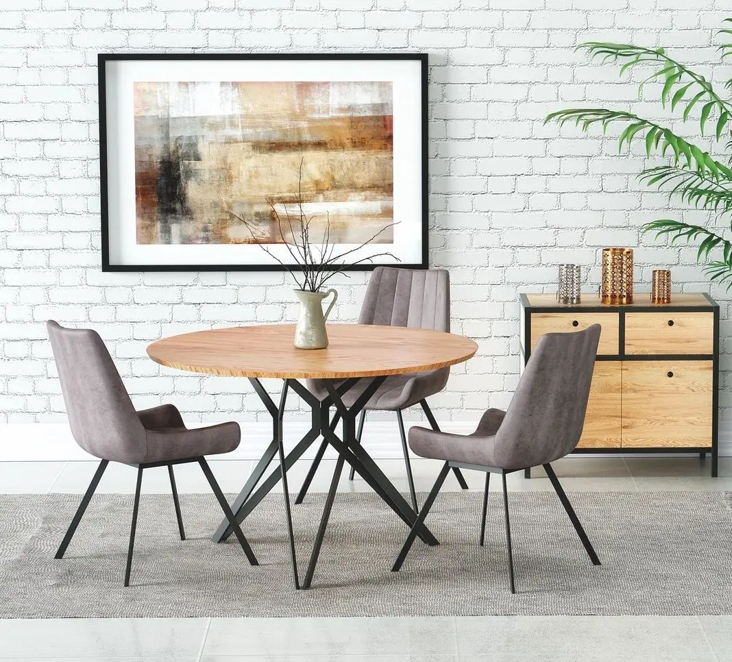 Masa Halmar Pixel 2 (Gold Oak/Black)