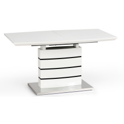 Masa extensibila Halmar Nord (White/Black) Thumb