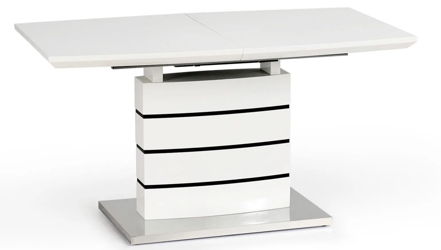 Masa extensibila Halmar Nord (White/Black)