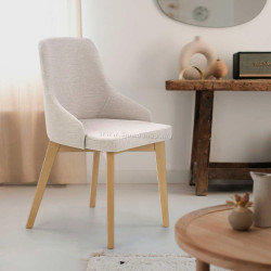 Scaun Halmar Toledo (Light Beige/Honey Oak)