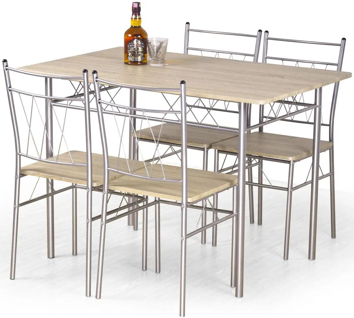 Set masa scaune Halmar Faust 1+4 (Sonoma Oak) - 2