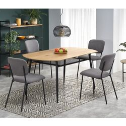 Masa Halmar Jackson (Gold Oak/Black)