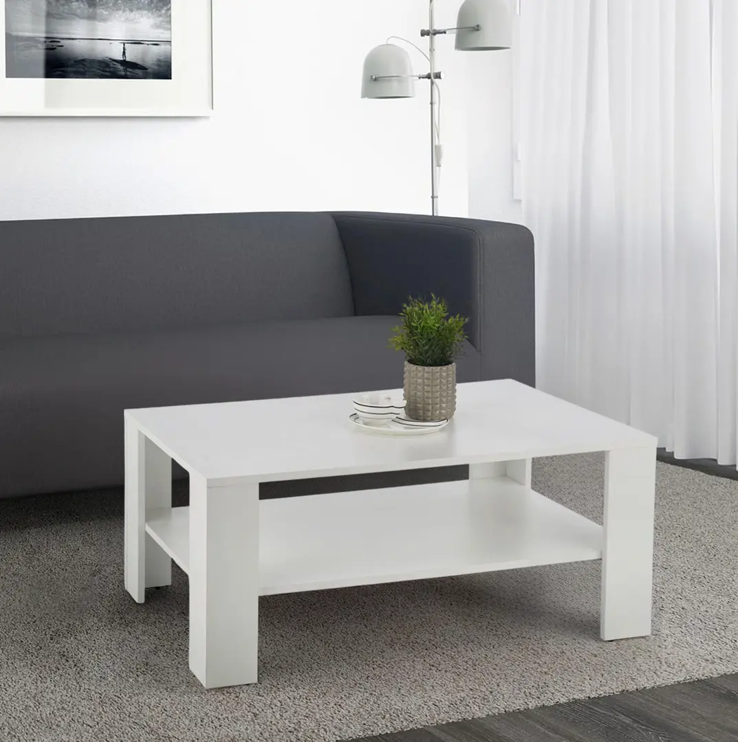 Masa pentru reviste Halmar Kwadro (White)